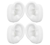 GRADENEVE Modèles D'oreilles en Silicone Simulation Réaliste Blanc Paire de 2 pour Entraînement Piercing pour Formation en Institutions