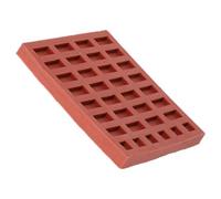 GRADENEVE Moule à Briques Miniatures en Silicone pour Ciment et Argile, 28 Pièces, Détails Réalistes, pour Construction de Maison de Poupée et Enseignement en Classe