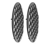 GRADENEVE Moule à Raviolis et Scellage en Alliage D'aluminium Noir 37 Trous 2 Pièces pour Cuisson Rapide des Dumplings et Wontons Cuisine