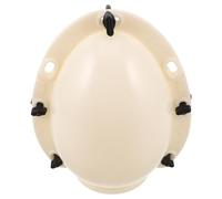 GRADENEVE Moule à Œuf Géant 20 Cm en Plastique Rigide Moule à Chocolat Creux pour Pâques et Décoration Festive Loisirs Créatifs et Pâtisserie de Printemps