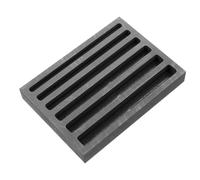 GRADENEVE Moule de Coulée en Graphite Noir pour Fusion D'alliages et Or, Adapté aux Petits Volumes, Résistant aux Chocs Thermiques pour Fusion Métal Rapide