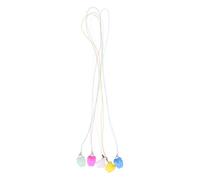 GRADENEVE Organisateur Pratique Couleur 5 Pièces Boîte à Dents de Lait en Pp avec Étui Collier Blanc pour Conserver les Dents de Lait en Souvenir pour Bébé Couleur