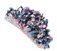 GRADENEVE Ornement en Grappe de Cristal Coloré Galvanisé pour Décoration de Bureau et Aquarium, Plusieurs Styles, Matériau Cristal, Poids Environ 100g Plusieurs Styles