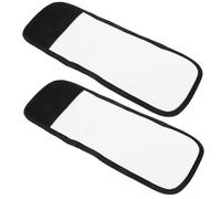 GRADENEVE Pack 2pcs Enveloppements à L'huile de Réutilisables pour Soin des Pieds en Tissu Noir, Confortables Toucher, pour Thérapie Essentielle