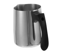 GRADENEVE Pichet Mousseur Lait Acier Inoxydable avec Poignée Plastique Résistante Chaleur Pot Multifonction pour et Fabrication Bougies DIY Réutilisable