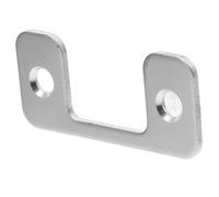 GRADENEVE Plaque de Verrouillage Insertion Fluide Compatible Pêne Dormant en Acier Inoxydable Argenté pour Portes en Bois pour Bureau et Maison