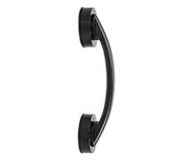 GRADENEVE Poignée Sécurité Adhésive Noire en Abs Solide, Facile à Installer pour Salle de Bain Cuisine, Support Fiable pour Entrer et Sortir