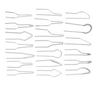 GRADENEVE Pointe de Stylo à Pyrogravure en Métal Argenté Fil Chauffant Haute Impédance Compatible Plupart des Modèles pour Pyrograveur Professionnel