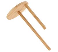 GRADENEVE Porte-essuie-Tout Organisateur Pratique avec Base Stable en Bois Support Vertical pour Rouleau de Papier la Cuisine pour Salle de Bain et Usage Domestique