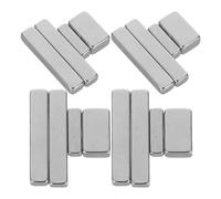 GRADENEVE Sets de Sets de Ensembles D'aimants pour Nail Art Lot de 4 Œil de Chat en Métal Argenté, Outils Manucure Magnétiques pour Créer Motifs Variés et Effets Chat Charmants