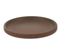 GRADENEVE Soucoupe Ronde Qui Empêche Déversements de Terre pour Pot de Fleur en Céramique Marron Plateau Support Antidérapant pour Plantes D'intérieur et Extérieur