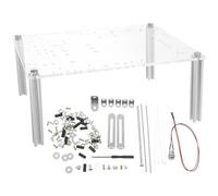 GRADENEVE Support de Carte Mère Conçu pour Test et Observation Facile des Composants Internes Transparent en Alliage D'aluminium Base Solide en Environnement Professionnel