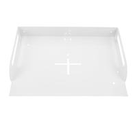 GRADENEVE Support D'étagère pour Routeur en Métal Blanc Grosse Capacité de Charge et Installation Facile, Plateau Porte-Modem Adapté pour Projecteur en Présentations Professionnelles