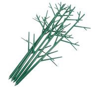 GRADENEVE Treillis Jardin Support Simple Forme pour Plantes Grimpantes en Plastique Vert pour Modeler et Protéger Plantes Le Jardin, Lot de 5 Pièces