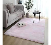 Gradient Color Plush Floor Mat, Soft Rainbow Rug for Kids Playroom, Fluffy Shaggy Carpets for Girls Bedroom, Colorful Pastel Area Rugs for Nursery & Home Decor (E,39.37″ x 62.99″)