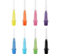 Gradient Couleur Solide Touches métalliques avec Embout en Plastique Long Lippoint Dart Conseils 40pics, Bleu