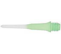 Gradient Couleur Solide Touches métalliques avec Embout en Plastique Long Lippoint Dart Conseils 40pics, Vert