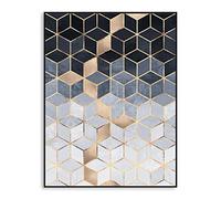Gradient Cube Art Mur Affiche Image Peinture Maison Pièce Décoration Murale A x 21 x 30 cm Finition Exécution Exquise Durabilité
