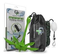 Gradient Fitness| Ancre Marine, Ancre Pliante de 3,5 LB, kit d'ancrage de Kayak à grappin également pour canoës, Planches à pagaie (Sup), Ancre de Jet Ski (3,5 LB)