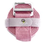 Gradient Fitness| Sangle de Yoga, Boucle d'alimentation Facile sans Friction, Sangles de Yoga pour l'étirement, Sangle en mélange de Coton/Polyester Super Doux, Bande de Yoga, eGuide Gratuit
