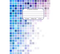 Gradient Pixel Mosaic Composition Notebook Large Size: Colorful Pixel Art Design | College Ruled 8.5"x 11" | 120 Pages | Perfect for School, Writing, ... Tees Students Mom Dad Teachers And Everyone