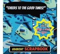 GRADIENT SCRAPBOOK: 25 DIFFERENT DESIGN SHEETS 210*210 MM SIZE, DOUBLE SIDE, PREMIUM QUALITY