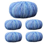 Gradient Yarn, Multicolored Gradient Cotton Yarn, Soft Yarn Cakes for Crocheting, Hand Dyed Yarn, Medium-Thick Yarn for Knitting, Cotton Gradient Yarn, Yarn for Sweater Scarf Shawl, Knitting