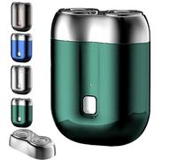 Gradientiscolor 2025 New Upgrade Pocket Shaver USB Mini Shavers, Floating 4d Shaving Head for Precision, Wet and Dry for Home Use, Business Trips, and Travel (Green)