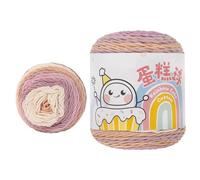 Gradients Fil à crochet et à tricoter en coton doux arc-en-ciel pour chapeau, écharpe, pull, couverture, crochet, tricot, gâteau, multicolore, pays des fées arc-en-ciel