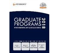 Graduate Programs In The Humanities, Arts & Social Sciences 2018