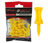 Graduated Tees Shirt gradué Unisexe, Jaune, 25 mm