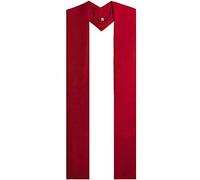GraduatePro Étole de Clergé Choeur Pasteur 239cm Prêtre Chaire d'église Unisexe 4 couleurs