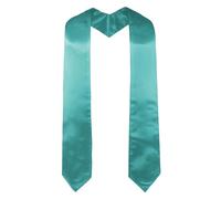 GraduatePro Étole Diplôme Universitaire Adulte Bechalor Bapteme Clergé Volé Prêtre 152cm Turquoise