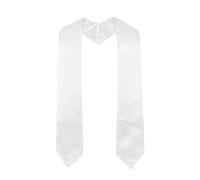 GraduatePro Étole Diplôme Universitaire Adulte Bechalor Bapteme Clergé Volé Prêtre 183cm Blanc