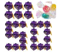 Graduation Box, Party Box 2025 with Tassels, Decorative Grad Hat Containers, 2,17 x 2,17 x 3,54 pouces Chocolat Holders for Kindergarten, High School, Prom, College Celebration