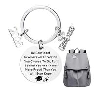 Graduation Keychain | University Graduate Souvenir - High School Graduation Keyring,for College University Student Son Daughter Friend Grandchild Ceremony Party Celebration Special Event