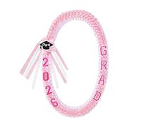 Graduation Lei 2026 - Collier fait à la main de 120 cm de long, guirlande pour célébrer l'année de ccessoire de cérémonie d'étudiant, chaîne de fleurs décorative pour l'obtention d'un diplôme