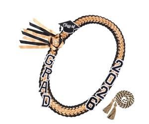 Graduation Lei Class, Tassel Garland Necklace, Class Pendant Chain with Letter Charms, Alloy Celebration Jewelry, Graduate Accessory with Festive Style, Party Keepsake for Senior College High School