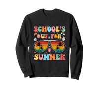 Graduation Scolaire Groovy Schools Out for Summer Sweatshirt