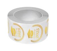 Graduation Stickers - 500-Piece PVC Self-Adhesive, Decorative Envelope Seals | Grad Stickers For School, Teachers, Kindergarten, Boys, Diploma, Balloons, Graduation Party, Class Of