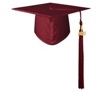 GraduationMall Chapeau de Diplomé pour Adultes avec Pendentif 2025, Chapeau Bachelier Graduation Université Lycée Unisexe