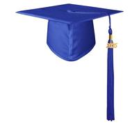 GraduationMall Chapeau de Diplomé pour Adultes avec Pendentif 2025, Chapeau Bachelier Graduation Université Lycée Unisexe