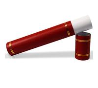 GraduationMall Porte-parchemin de Certificat Convient Tube de Certificat de Diplôme Format A4 Rouge