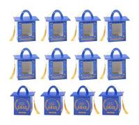 Graduationshut Schokoladenbox- 9,2x9,2x11,6cm 12 Stück | Cupcake Box Mit Fenster Und Quaste Für Absolventen Schüler Studenten Mädchen Abschlussfeier Party Geschenk Verpackung