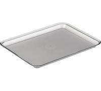 Graef 0000011 Plateau de réception pour trancheuse universelle, plastique, 18 x 24 cm, opaque fumé/semi-transparent