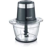 GRAEF Hachoir multi CH502 Noir, Couteau à quatre lames en acier inoxydable, Commande à impulsion d'une seule main, Idéal pour hacher les fruits, les légumes - Hachoir multi