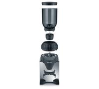 Graef CM 820 appareil à moudre le café 128 W Noir et Acier inoxydable