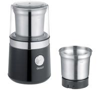 Graef CM102EU Moulin à café noir, acier inoxydable