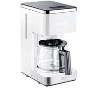 Graef Cafetière FK 401 Blanc – 10 tasses, verseuse en verre, fonction de conservation de la chaleur