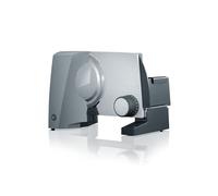 GRAEF G50 - Trancheuse universelle électrique, lame ondulée en acier inoxydable Ø 170 mm, épaisseur de coupe 0-20 mm, sécurité enfants